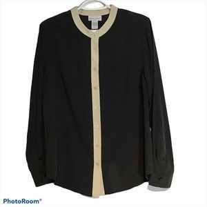 NWOT Soft Surroundings 100% Silk Blouse size M